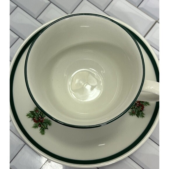 Christmas Fine English Ceramic Tableware 2pc set Johnson Brothers Victorian New - Picture 3 of 12